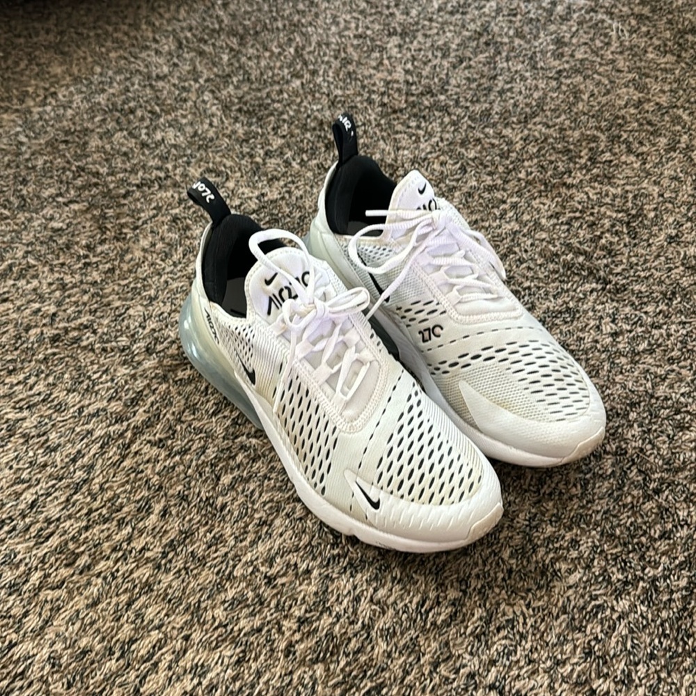 Nike Air Max 270 White Black Sneakers